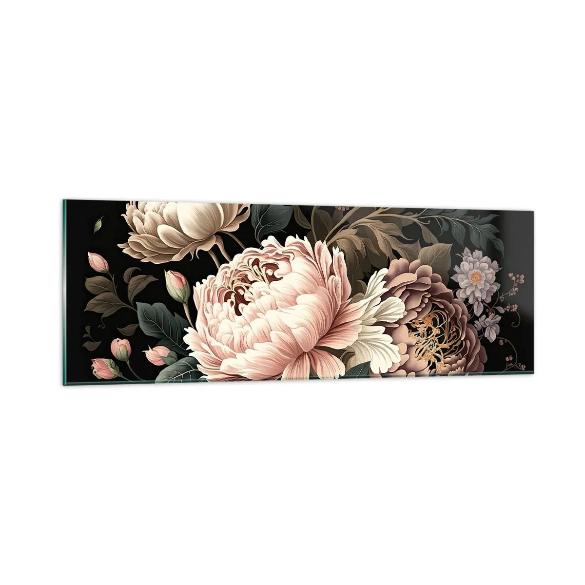 Obraz na skle - V barokním stylu - 90x30 cm