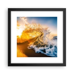 Plakát v černém rámu - Hra v písku - 30x30 cm