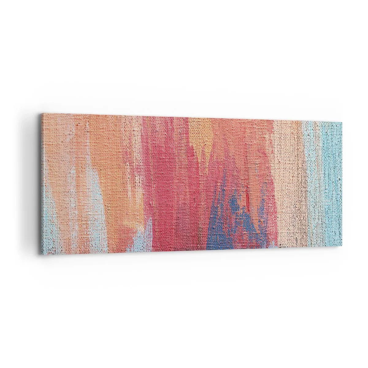 Obraz na plátně - Stékat duhou - 100x40 cm