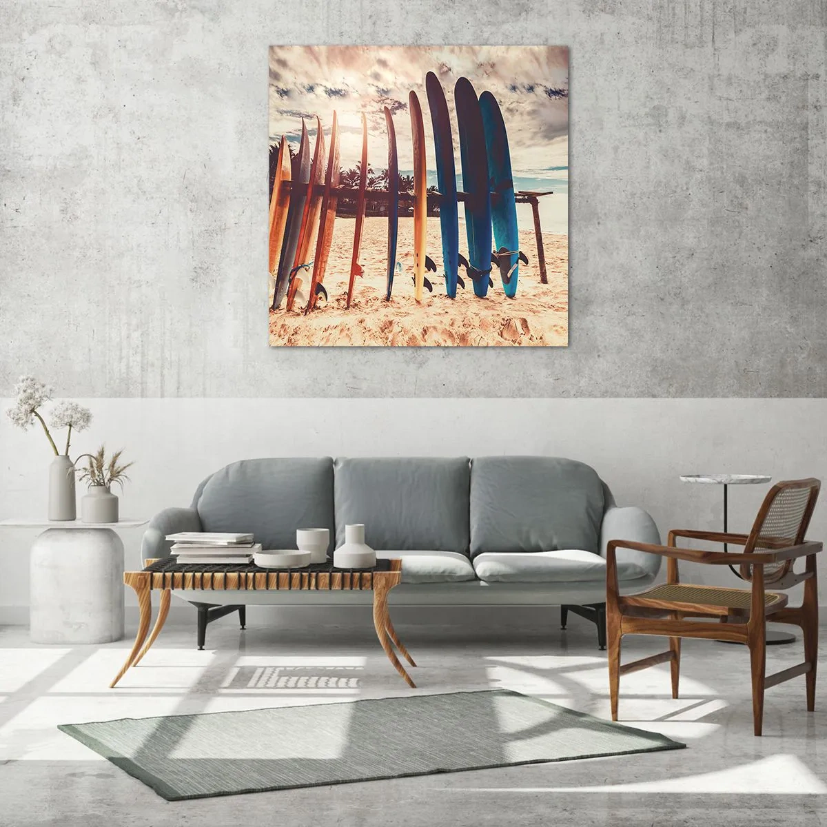 Obraz na skle - Dobrou noc, nashle zítra. - 50x50 cm