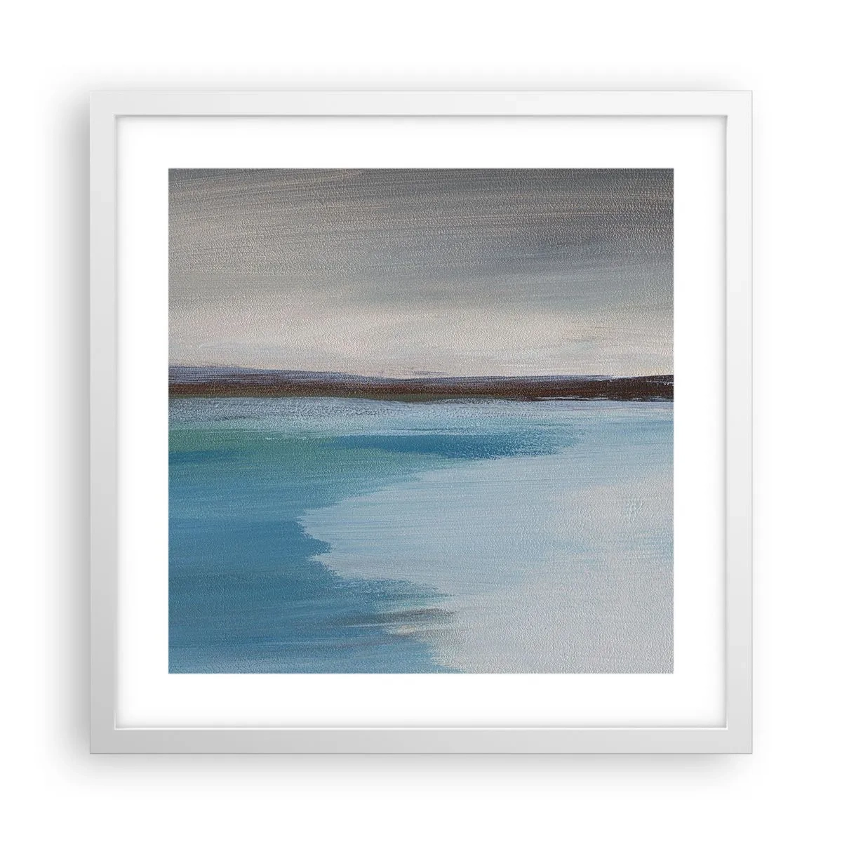 Plakát v bílém rámu - Horizontální krajina - 40x40 cm