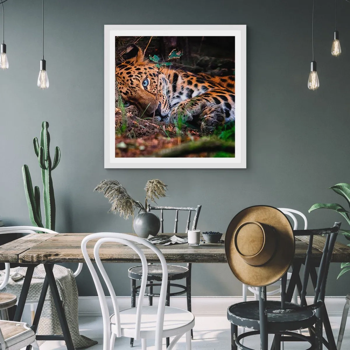 Plakát v bílém rámu - Věř mi - 40x40 cm