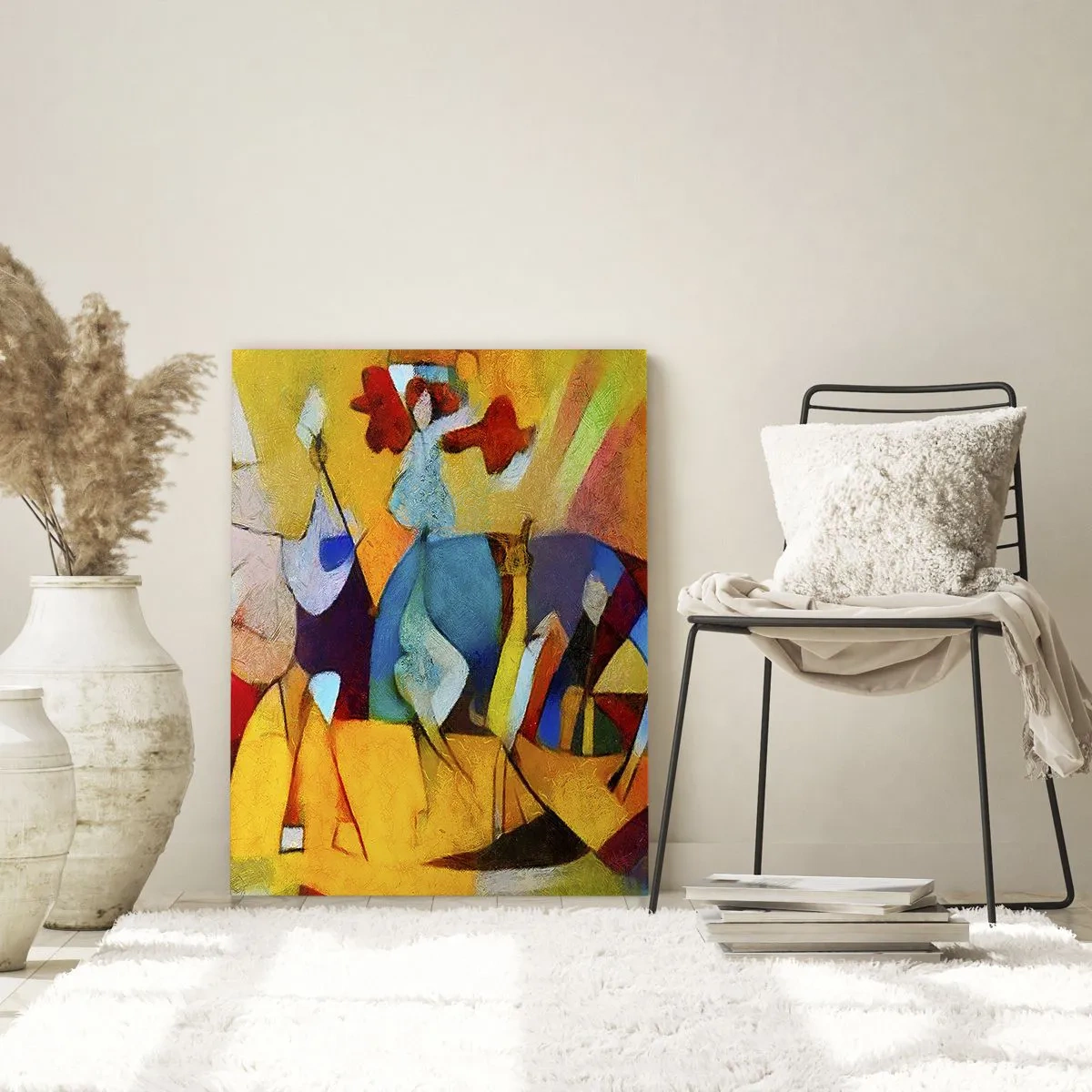 Obraz na skle - Slunce - život - radost - 50x70 cm