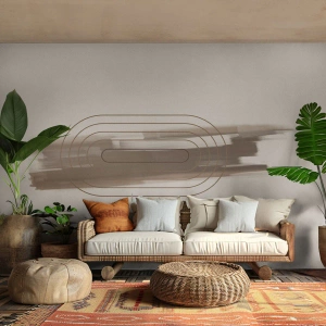 Fototapeta Samolepicí Deluxe Sticker - Závan šedi - Abstrakce, Kus, Moderní umění - 400x280 cm