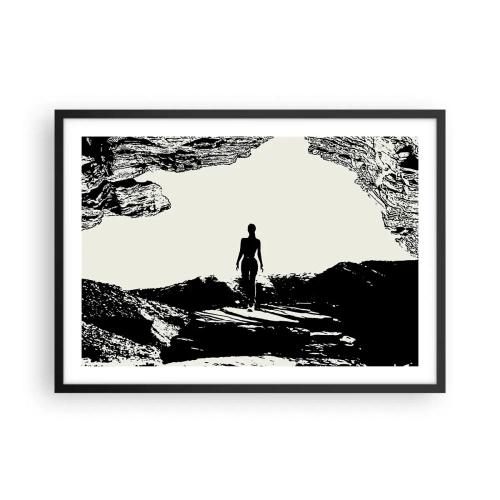 Plakát v černém rámu - Nový pohled - 70x50 cm
