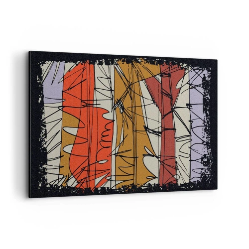 Obraz na plátně - Spontánní kompozice - 120x80 cm