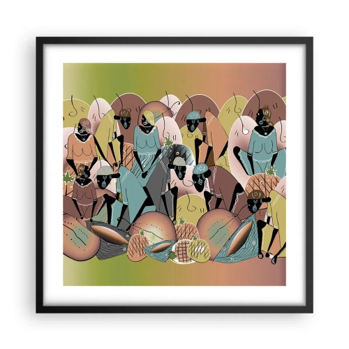 Plakát v černém rámu - Blíží se velký svátek - 50x50 cm