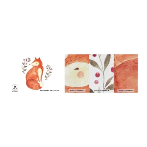 Vzor Fototapety Premium Canvas - Malý zrzek - Pro děti, Liška, Pohádka - 100x30 cm