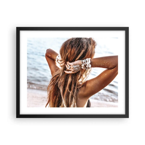 Plakát v černém rámu - Sestra vody a slunce - 50x40 cm