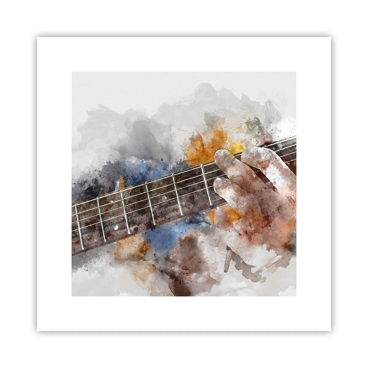 Plakát - Poezie mezi strunami - 30x30 cm