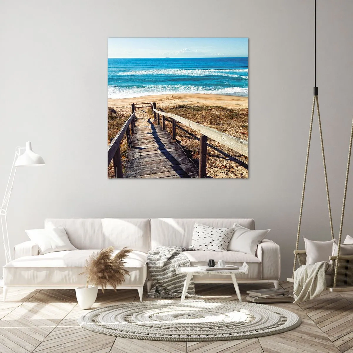 Obraz na plátně - Běž! - 70x70 cm