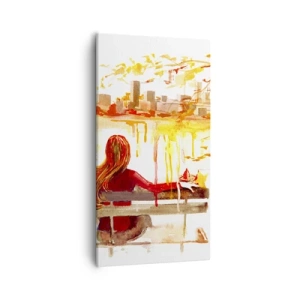 Obraz na plátně - Okamžik zamyšlení - 55x100 cm