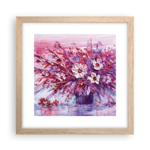 Plakát v rámu světlý dub - Nevinnost a vášeň  - 30x30 cm
