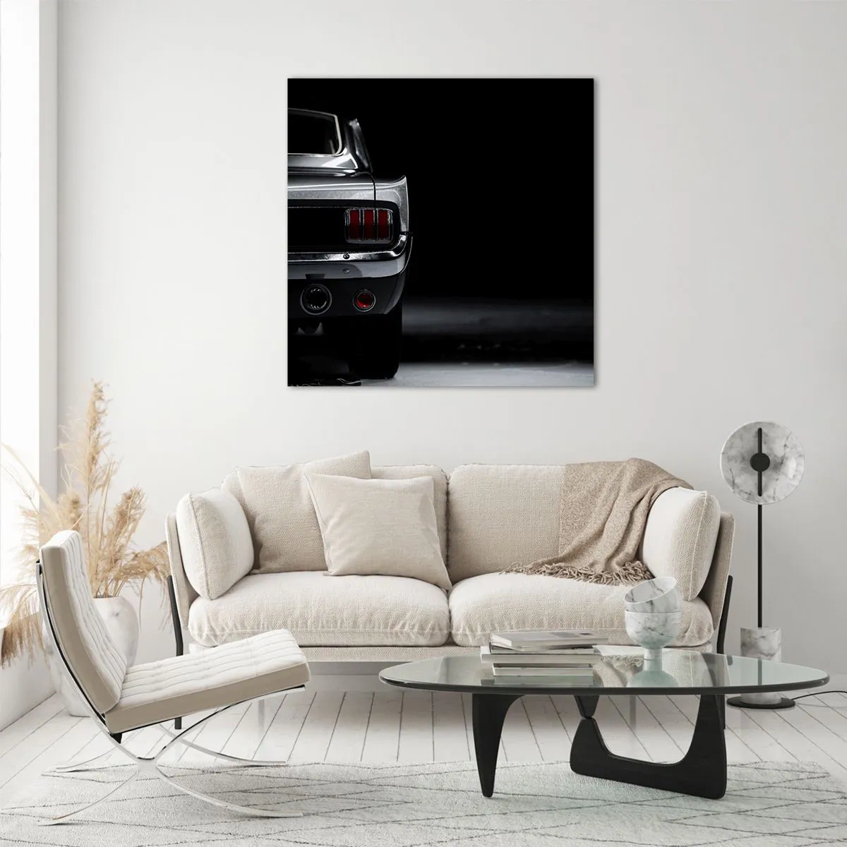 Obraz na skle - Kouzlo klasiky - 60x60 cm