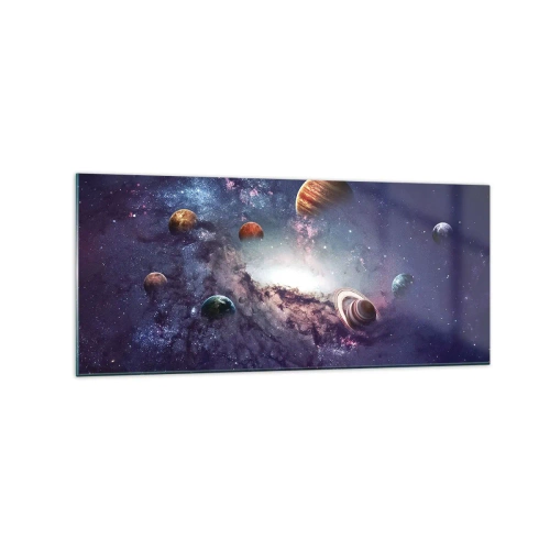 Obraz na skle - Slunce a tanec - 120x50 cm