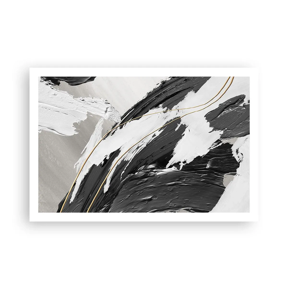 Plakát - Velkorysá abstrakce - 91x61 cm