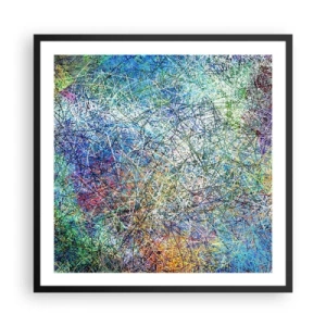 Plakát v černém rámu - To není tak jednoduché - 60x60 cm