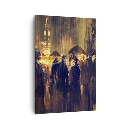Obraz na plátně - Následovníci deště - 70x100 cm