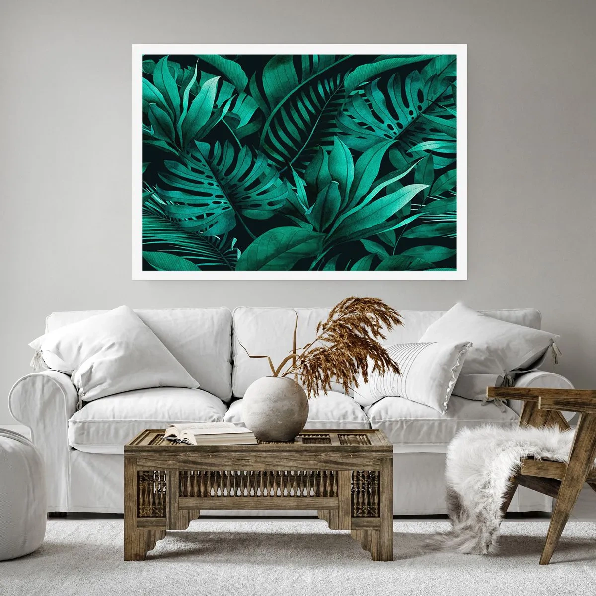 Plakát - Hloubka tropické zeleně - 100x70 cm