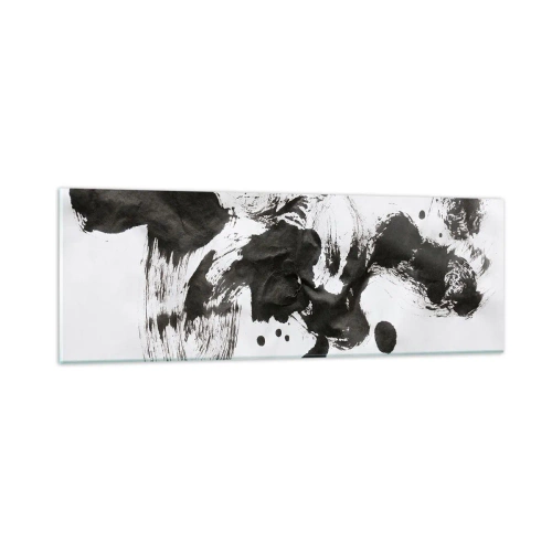Obraz na skle - Metoda v šílenství? - 90x30 cm