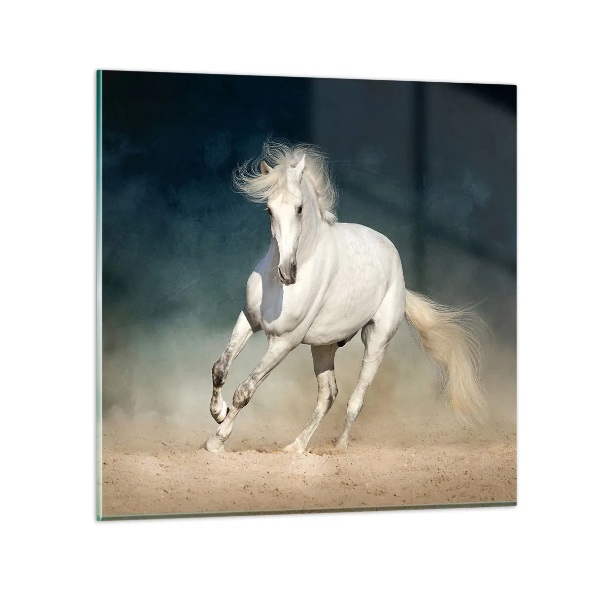 Obraz na skle - Svoboda v čistém stavu - 50x50 cm