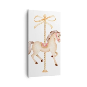 Obraz na plátně - Elegantním klusem - 65x120 cm