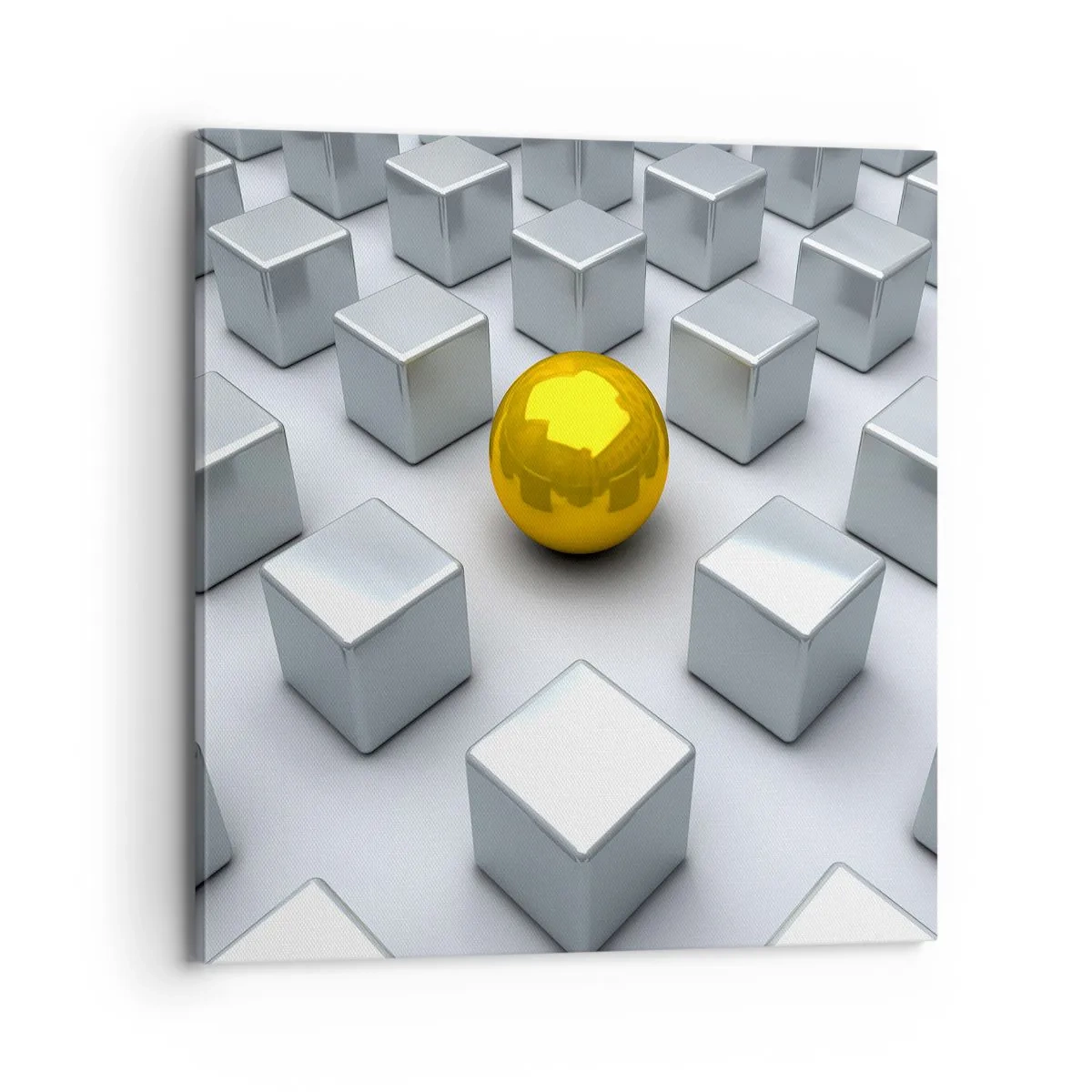 Obraz na plátně - Proč já? Geometrická kompozice - 70x70 cm