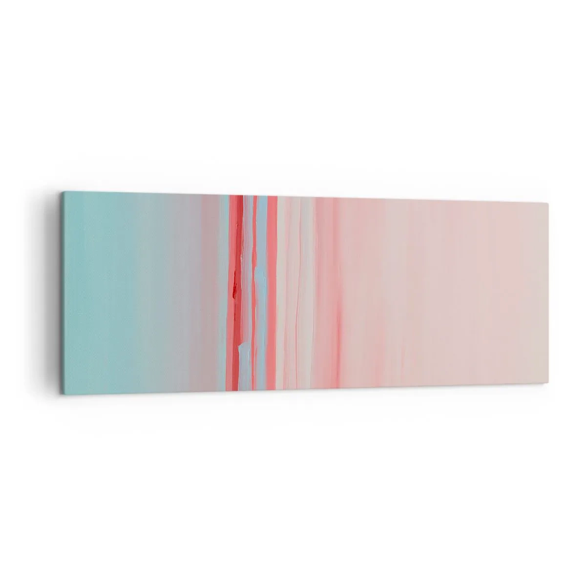 Obraz na plátně - Abstrakce za úsvitu - 140x50 cm