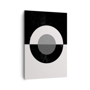 Obraz na plátně - Harmonie v černé a bílé - 70x100 cm