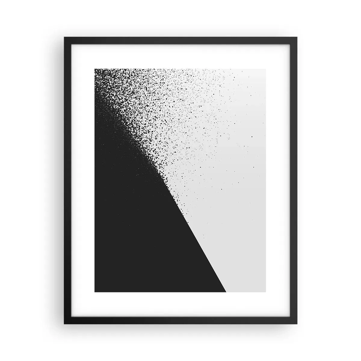 Plakát v černém rámu - Rychleji a rychleji, více a více - 40x50 cm