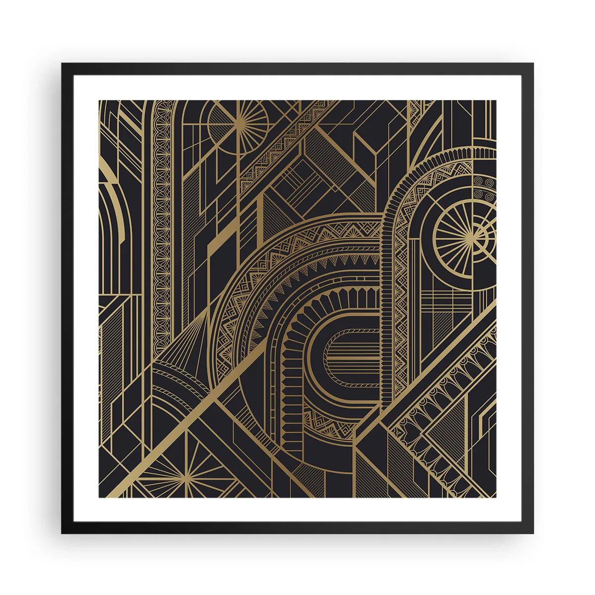Plakát v černém rámu - Koncepty, nápady, plány - 60x60 cm