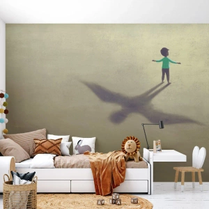 Fototapeta Premium Canvas - Hrdina budoucnosti - Abstrakce, Fantazie, Kus - 150x105 cm