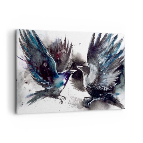 Obraz na plátně - Havran havranovi… - 120x80 cm