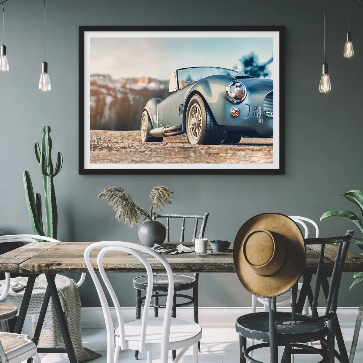 Plakát v černém rámu - Protože na stylu záleží - 100x70 cm