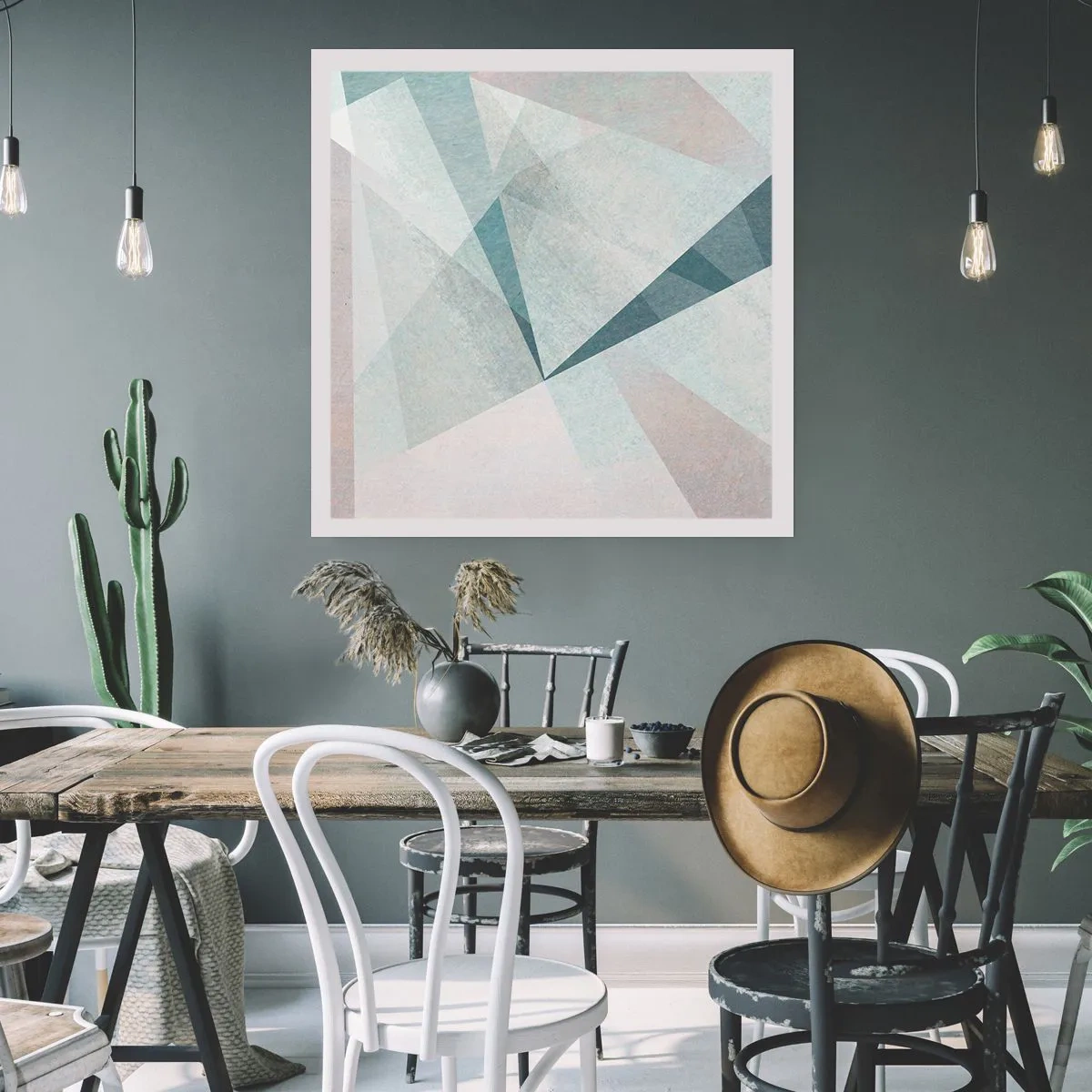 Plakát - V klidu, ale dynamicky - 40x40 cm