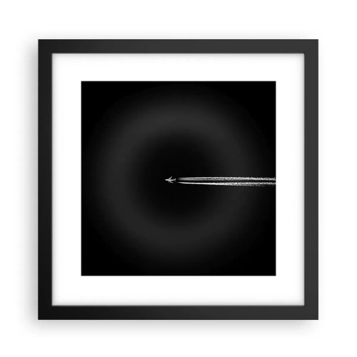 Plakát v černém rámu - Do jiné dimenze - 30x30 cm