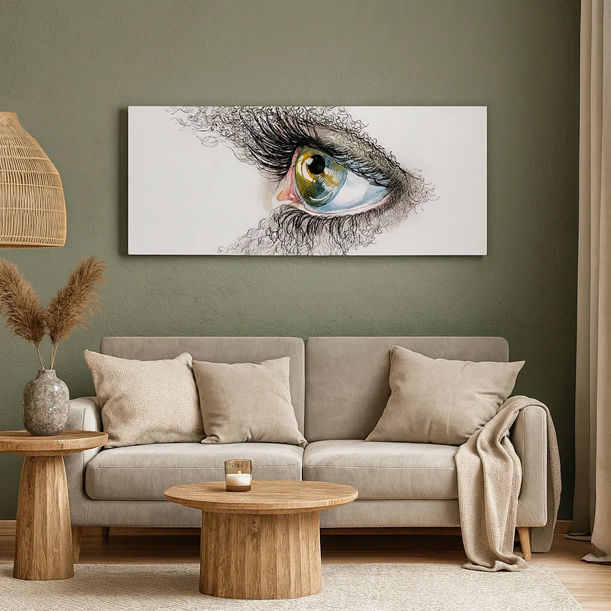 Obraz na plátně - Podívej se přímo do duše - 30x30 cm