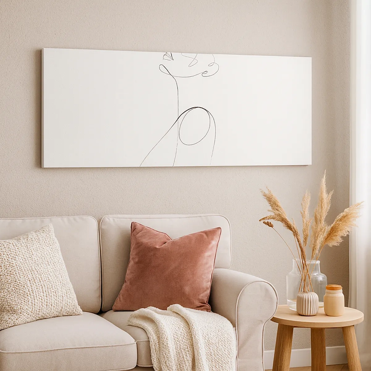 Obraz na plátně - Zamotaná ve snech - 30x30 cm