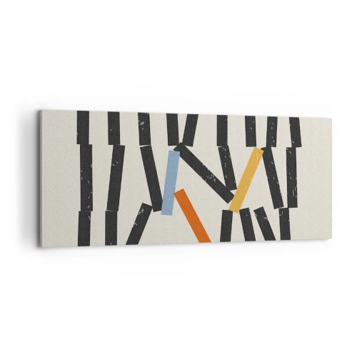 Obraz na plátně - Domino – kompozice - 100x40 cm