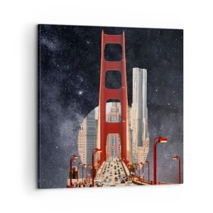 Obraz na plátně - Vždy uprostřed - 60x60 cm