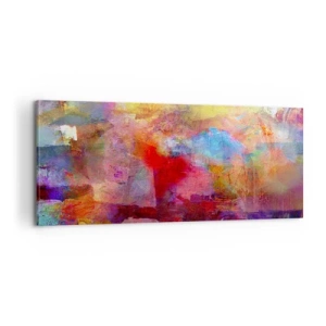 Obraz na plátně - Podívat se doprostřed duhy - 100x40 cm