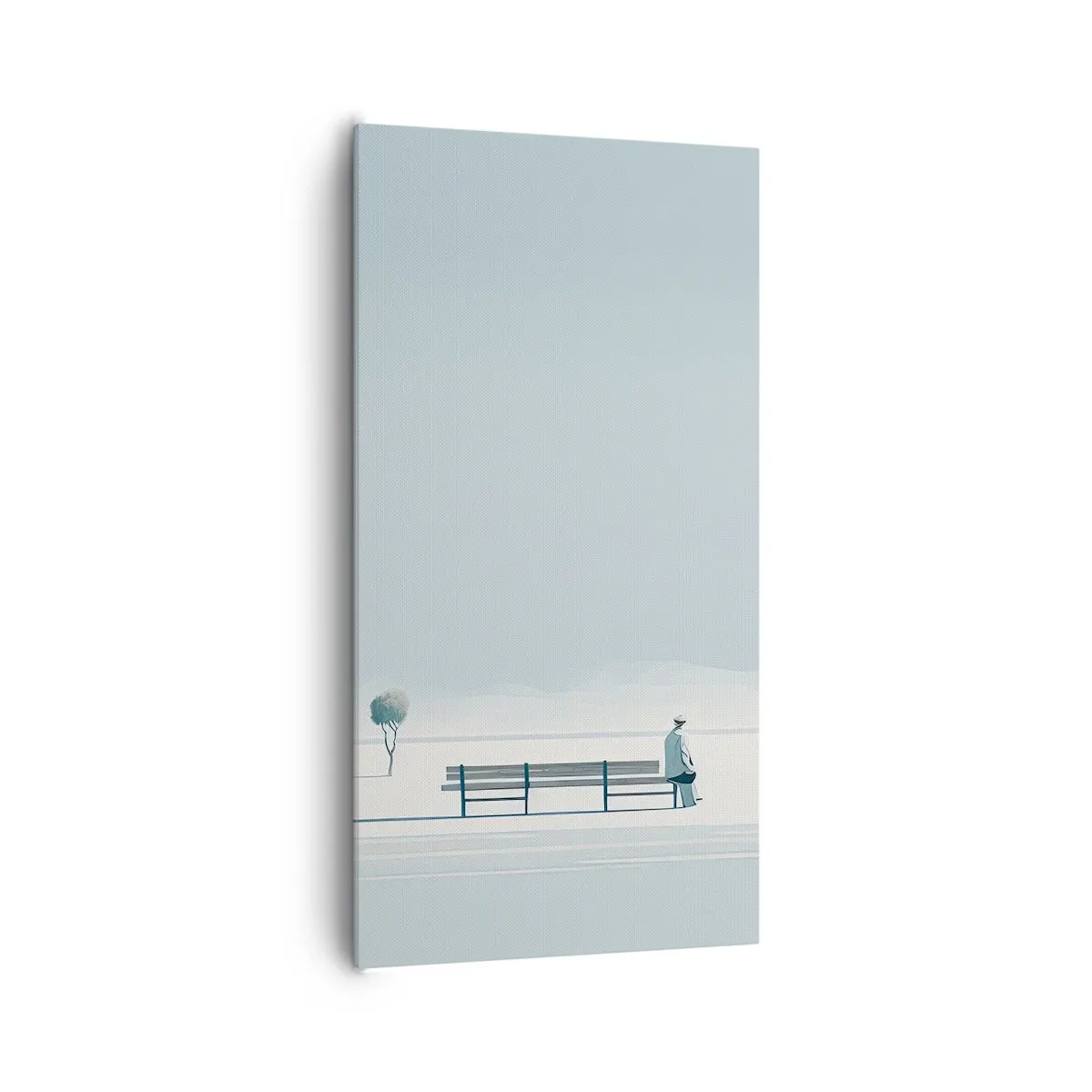 Obraz na plátně - Ano, čekám. - 65x120 cm