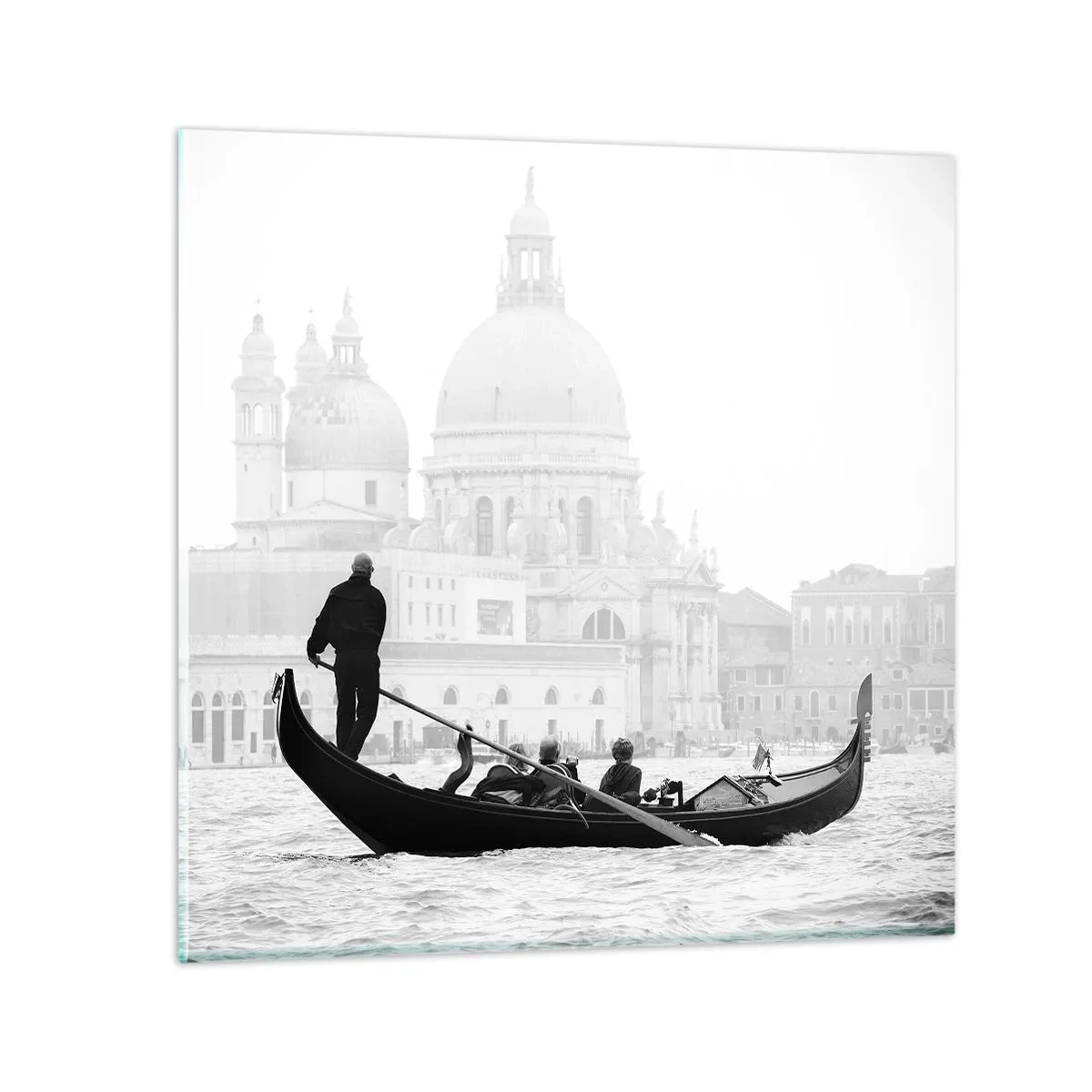 Obraz na skle - Cesta ke zdroji krásy - 70x70 cm