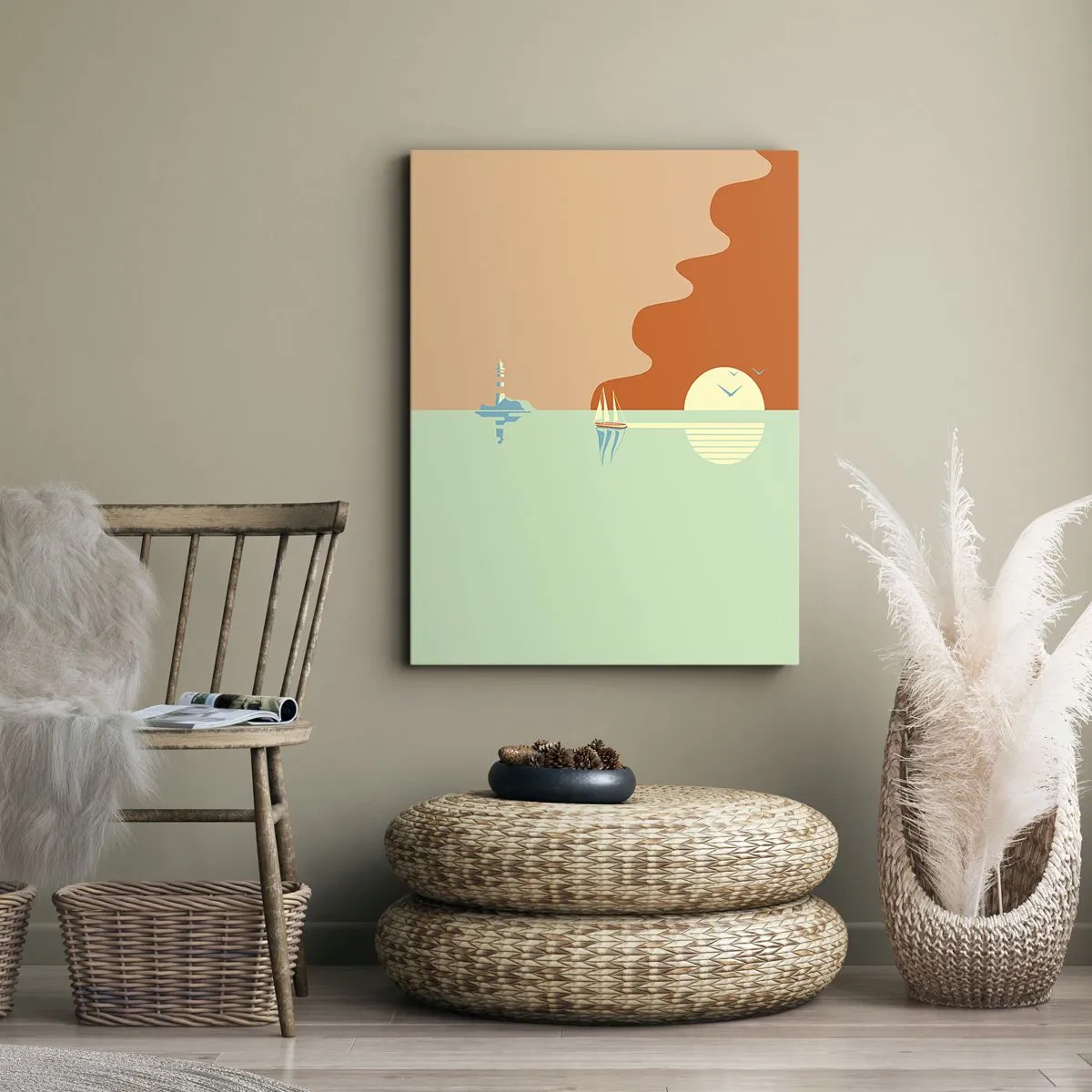 Obraz na plátně - Dokonalá mořská krajina - 50x70 cm
