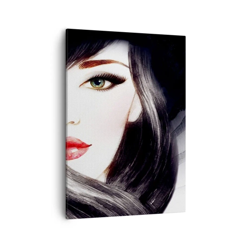 Obraz na plátně - Safírový pohled - 50x70 cm