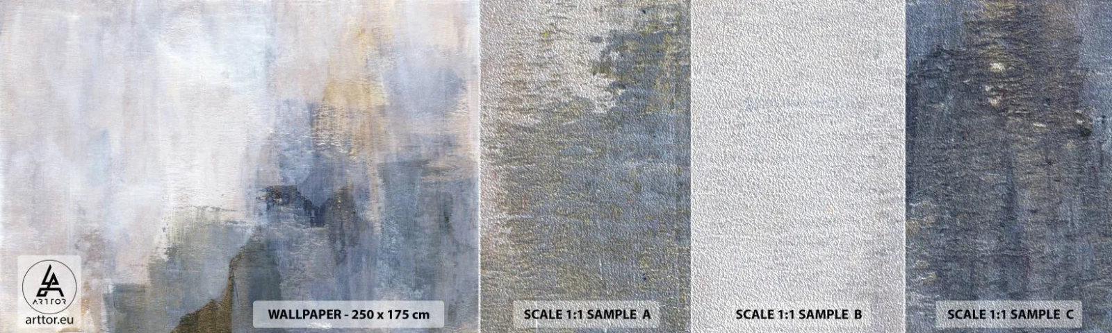Vzor Fototapety Premium Sand - Tóny a akordy barev - Abstrakce, Kus, Malování - 100x30 cm