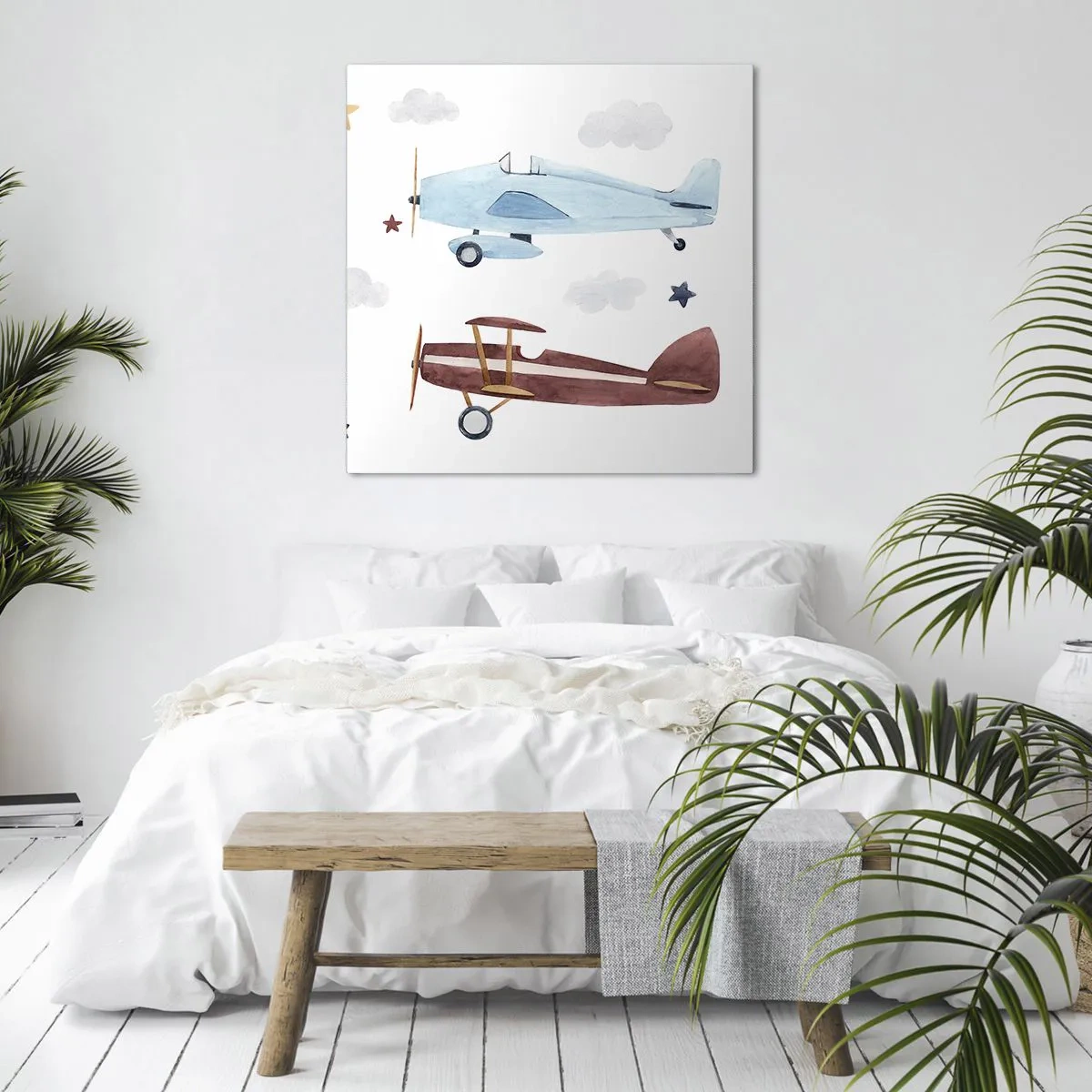 Obraz na plátně - Pane pilote, čekáme! - 50x50 cm