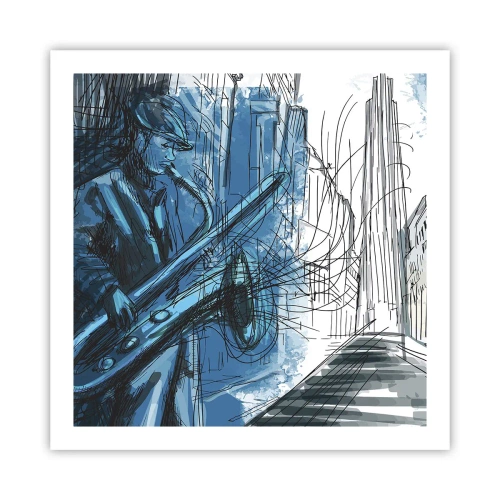 Plakát - Městská rapsodie - 60x60 cm