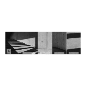 Vzor Fototapety Premium Sand - Syrová krása modernismu - Průmyslový, Architektura, Schody - 100x30 cm