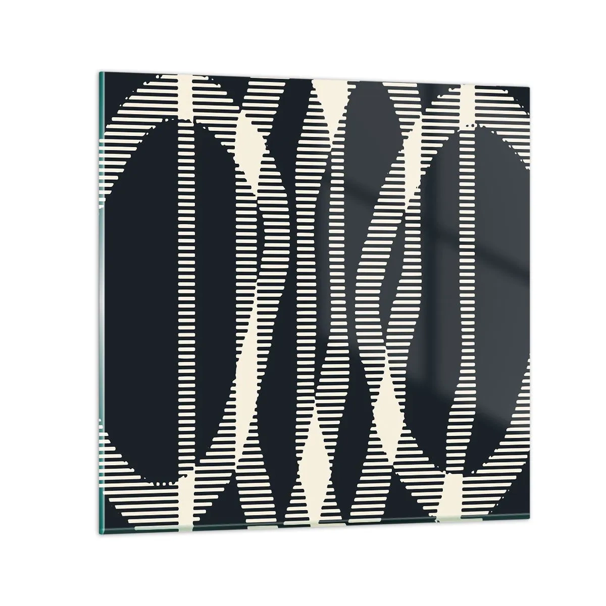 Obraz na skle - Pokus o prolomení temnoty - 50x50 cm